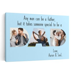 Customized Dad Canvas Print Best Gift For Father