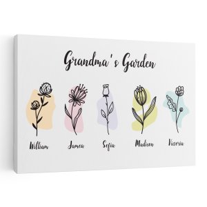 Grandma's Garden Canvas Custom Print