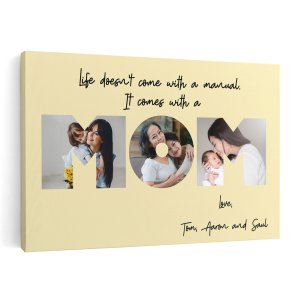 Customized Mom Canvas Print Best Gift For Mother