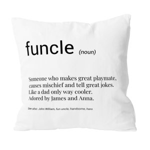 Funcle Meaning Custom Pillow Uncle Gift
