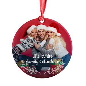 Personalized Christmas Ornaments With Family Photos