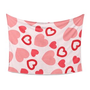 Custom Heart Blanket Valentine's Day Gift