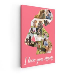 Custom Photo Collage Canvas Print Best Gifts For Pregnant Women