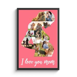 Custom Photo Collage Framed Print Best Gifts For Pregnant Women