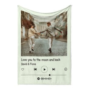 Personalized Song Plaque Custom Blanket