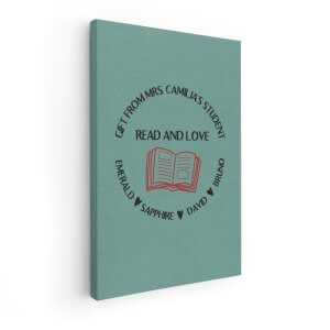 Teacher Custom Appreciation Gift Canvas Print